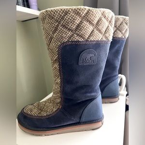 Sorel Tall Suede & Wool Boots - Size 9
